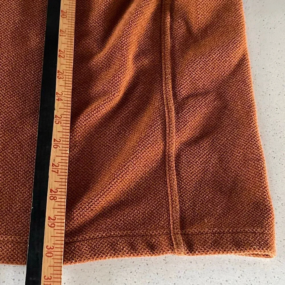 Mountain Hardwear Burnt Orange 1/4 Zip Sweatshirt Sweater Mens XL